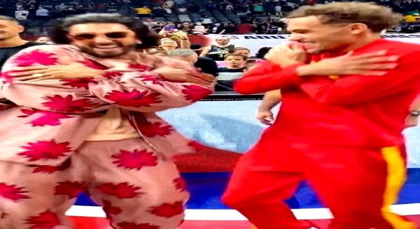 Ranveer singh and trae dance. (CREDIT: Instagram)