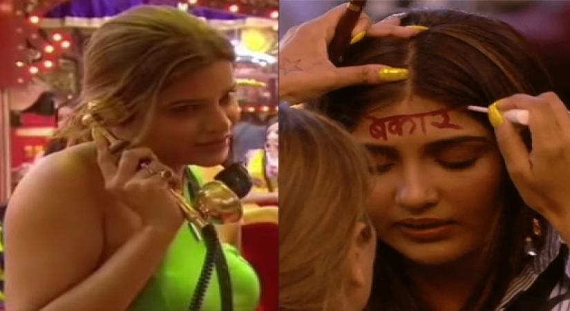 Bigg Boss 16: Archana Gautam wrote 'bekaar' on Nimrit Kaur's forehead