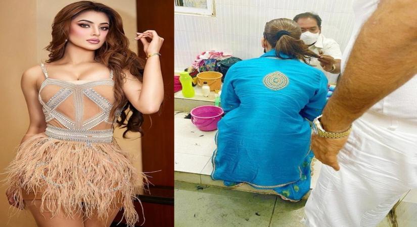 Urvashi chops hair In support of Iranian women.(photo:instagram)