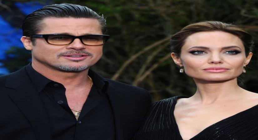 Angelina Jolie and Brad Pitt .