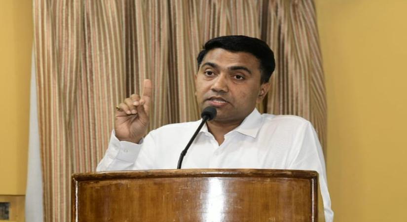 Pramod Sawant. (File Photo: IANS)