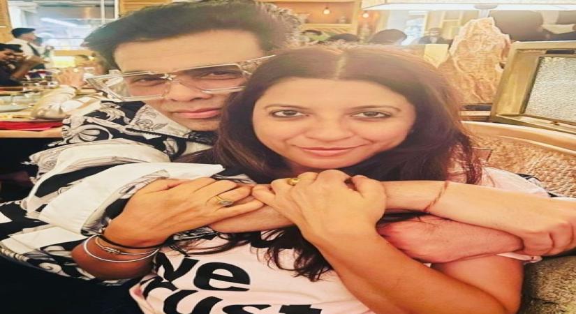 Karan Johar heaps love on 'favourite filmmaker' Zoya Akhtar.(photo:Instagram)