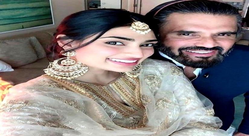 Suniel Shetty wishes his 'life' Athiya on her birthday.(photo:instagram)