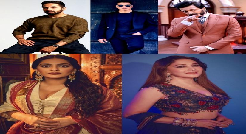 Akshay Kumar, Madhuri Dixit, Ayushmann Khurrana, Sonam Kapoor and Riteish Deshmukh.