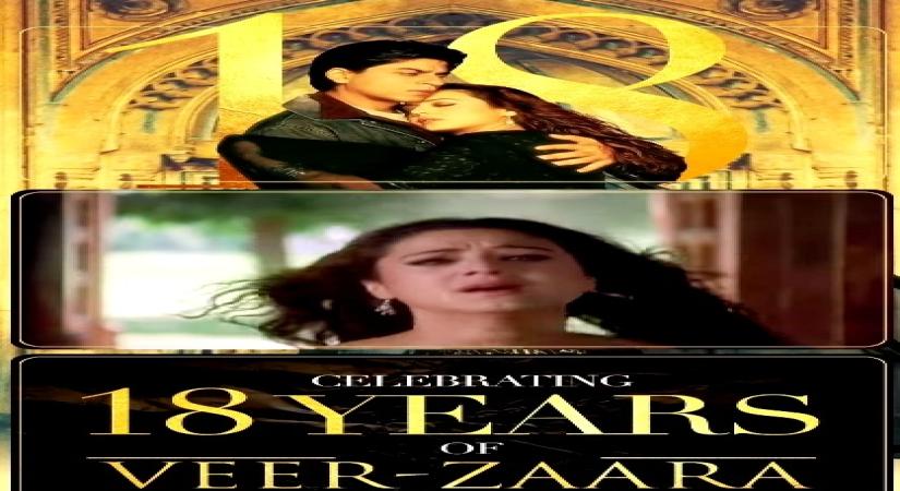 As SRK, Preity-starrer 'Veer Zaara' clocks 18 years, actress says: 'Here's to believing in old fashioned love'.