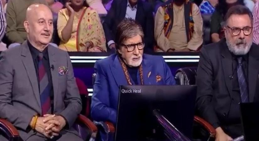 Big B puzzled by question of Neena Gupta on 'KBC 14'