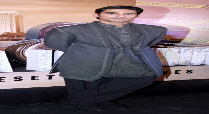 Mumbai: Bollywood actor Prateik Babbar poses for a photograph during the promotion of his upcoming film 'India Lockdown', in Mumbai on Thursday, Nov. 17, 2022. (Photo: Sanjay Tiwari/IANS)