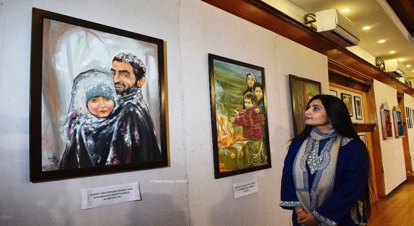 Artist Deepa Soni portrays positive, peaceful and fearless Kashmir.