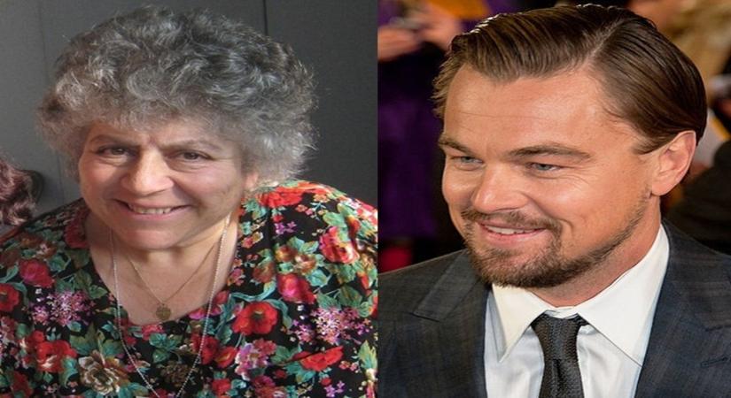 Miriam Margolyes and Leonardo DiCaprio.(photo:wikipedia)