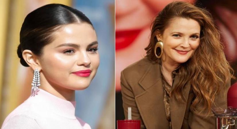 Selena lip-sync to an old Drew Barrymore clip; senior actress approves