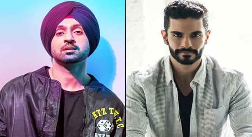 Angad Bedi and actor-singer Diljit Dosanjh,
