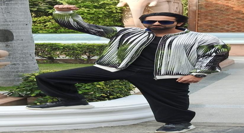 New Delhi: Bollywood actor Ayushmann Khurrana poses for a photograph during a promotion of his upcoming film 'Action Hero', in New Delhi on Tuesday, November 29, 2022. (Photo: Anupam Gautam/IANS)