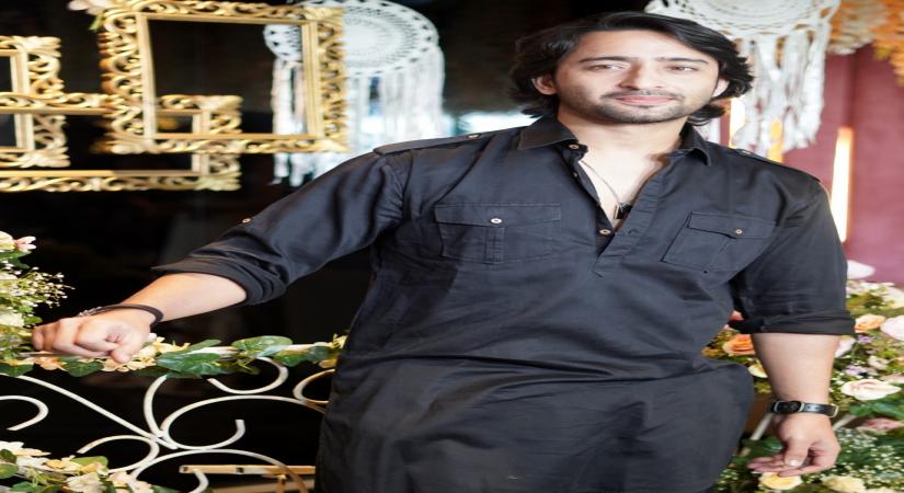 Mumbai : Actor Shaheer Sheikh at the song launch of 'Main Tenu Chadh Jaungi' in Mumbai on Saturday, October 29, 2022. (Photo:Sanjay Tiwari/IANS)