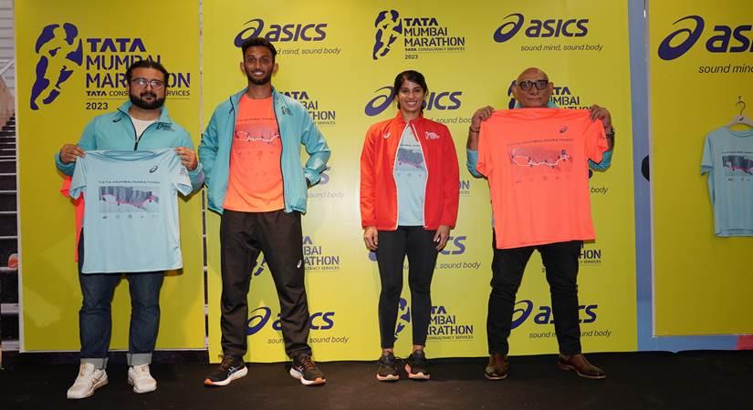 L-R_Saurabh Sharma,Head of Marketing,ASICS India_Indian cricketer & ASICS Brand Athlete, Prasidh Krishna_Indian professional squash player and ASICS Brand Athlete_Anil Singh, Managing Director, Procam