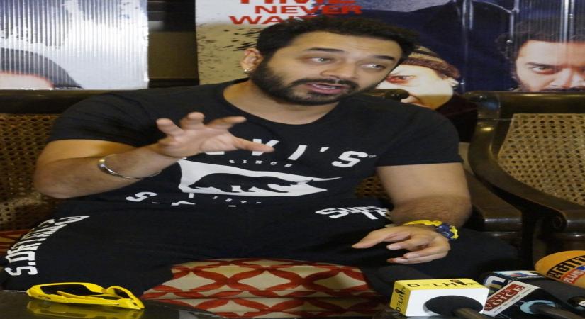 New Delhi: Actor Hiten Paintal during the promotion of their upcoming film "30 Minutes" in New Delhi on Nov 4, 2016. (Photo: IANS)