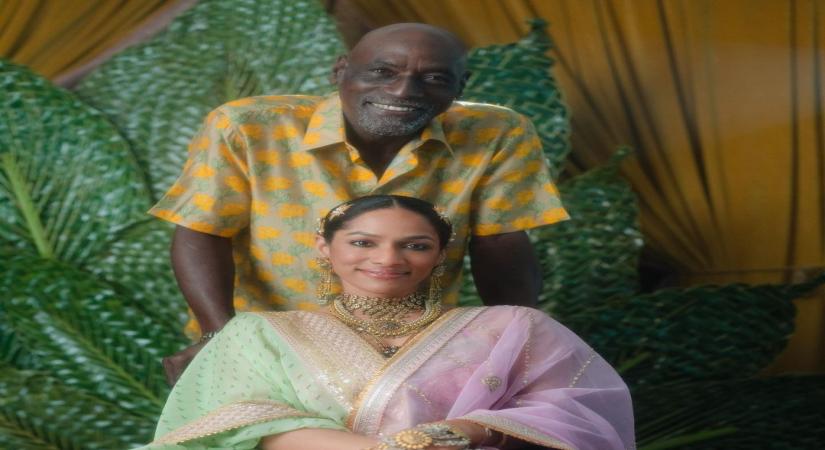 Neena Gupta, husband Vivek, ex Vivian Richards come together on Masaba's wedding day