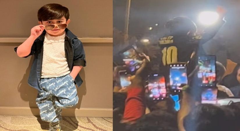 Abdu Rozik shows his love for 'Pathaan', joins SRK fans outside Mannat