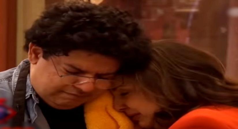 'BB16': Farah Khan gets emotional meeting Sajid, says 'mom is proud'.