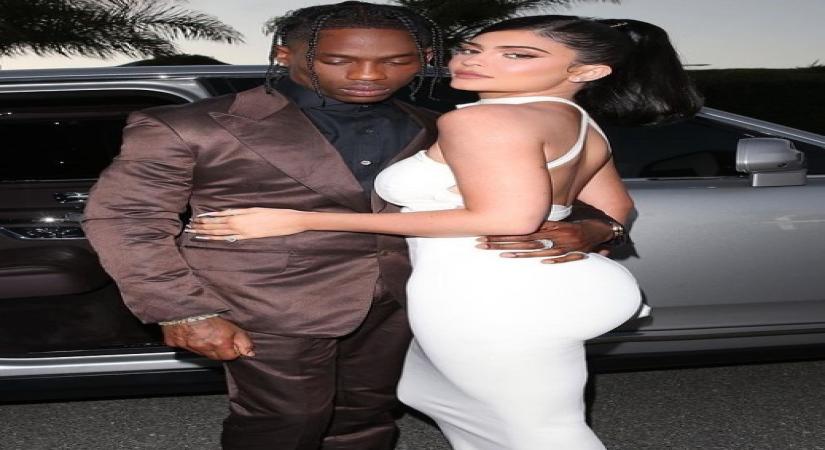 Kylie and Travis.(photo:instagram)