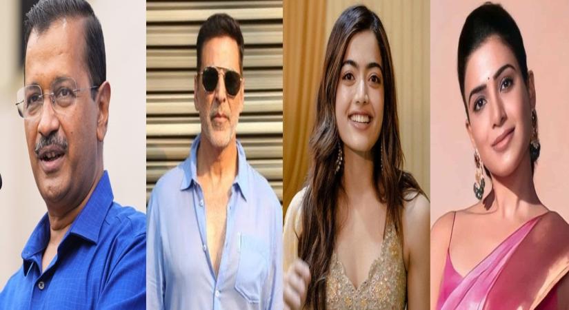 Kejriwal, Akshay, Rashmika, Samantha join the 'Naatu Naatu' celebrations