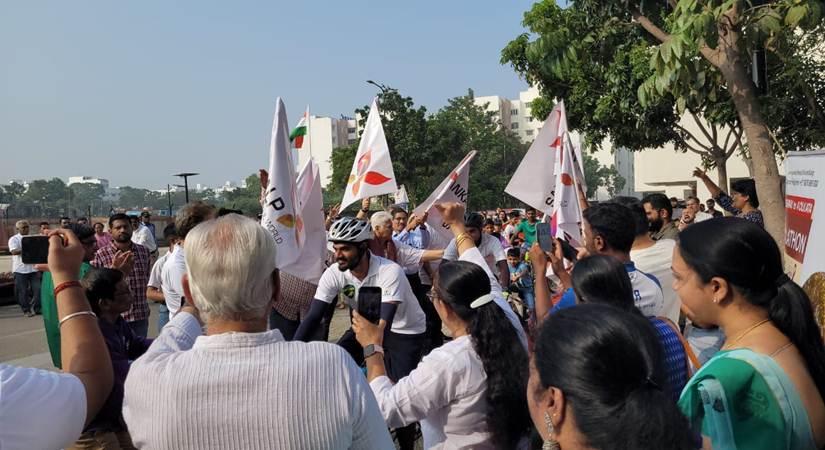 Pedalling for Cancer Free World 