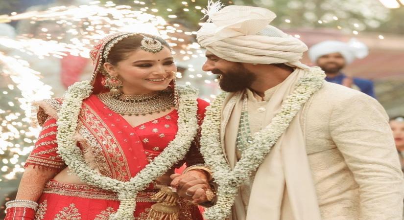 Tushar Kalia feels 'blessed' as he marries ladylove Triveni Barman. (photo:instagram)