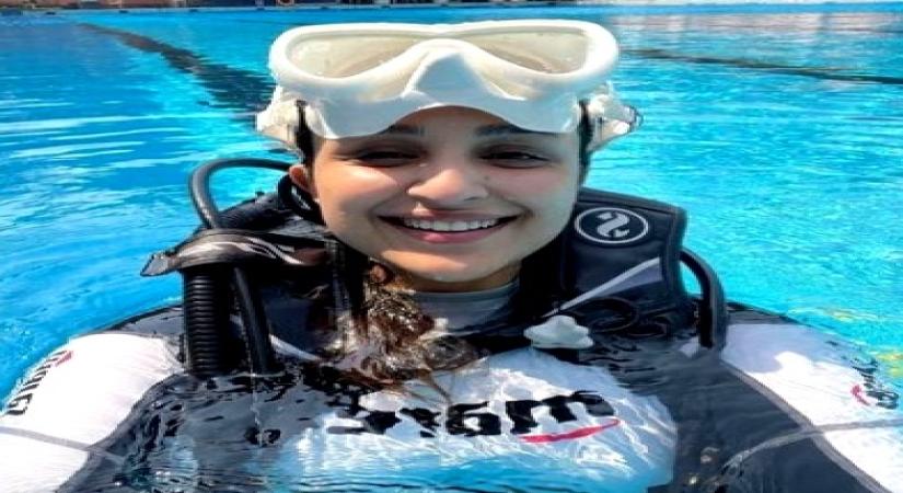 How Parineeti Chopra turned a 'master scuba diver'!.(photo:instagram)