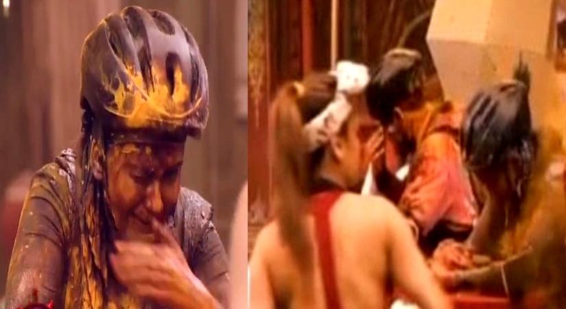 'Bigg Boss 16': Nimrit cries for help as Archana throws chilli, haldi water in eyes.