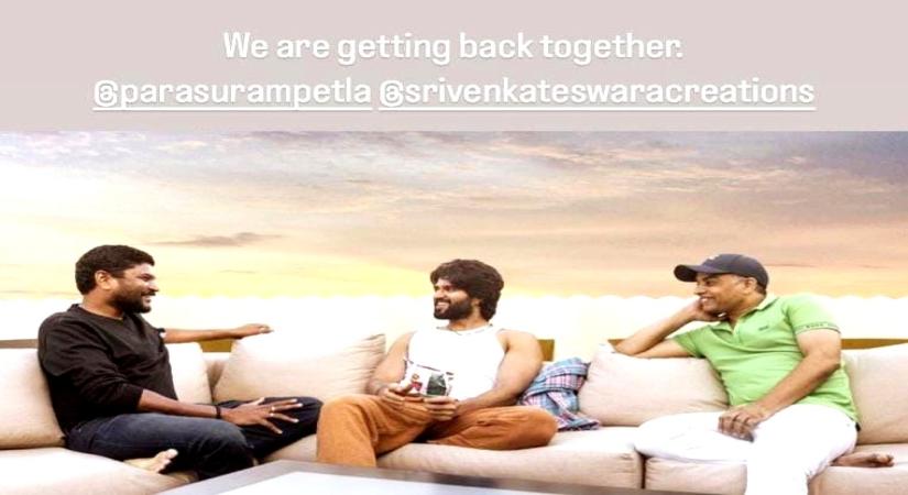 Vijay Deverakonda announces next project with his 'Geeta Govindam' director Parasuram.(photo:Instagram)