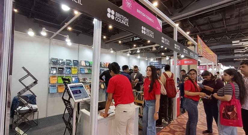 British Council's Pavilion at the New Delhi World Book Fair 2023.