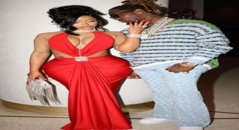 Cardi B, hubby Offset put on loved up display at pre-Grammys party.(photo:instagram)