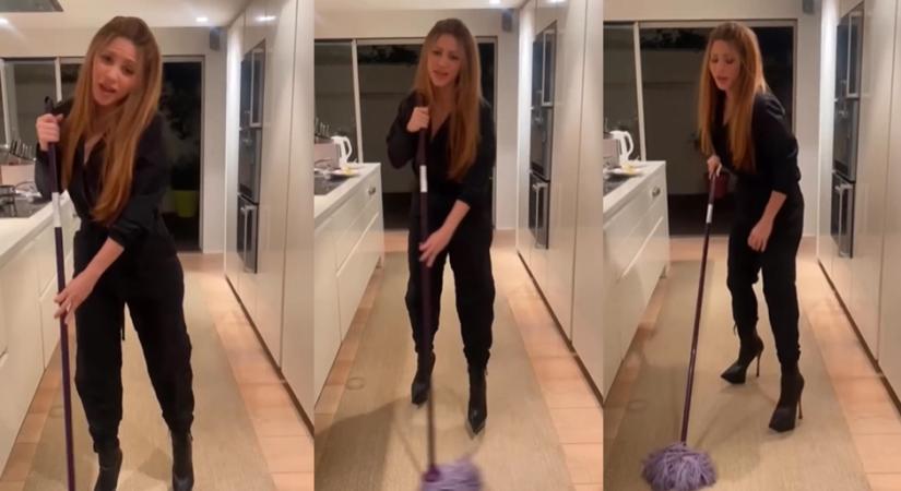 Shakira takes dig at ex Gerard Pique in viral video challenge