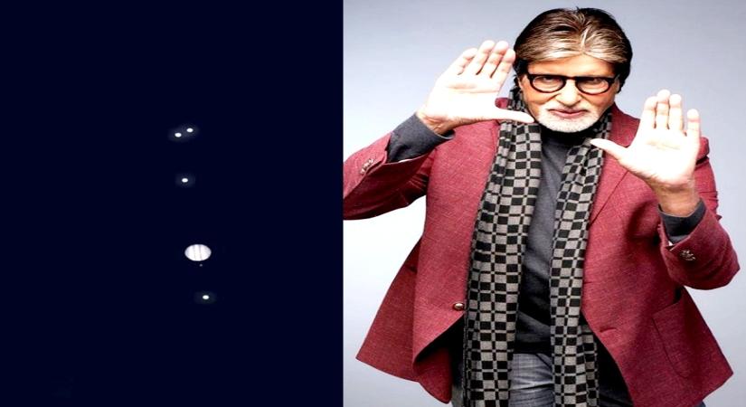 Big B shares video of 5 planets aligned in straight line.