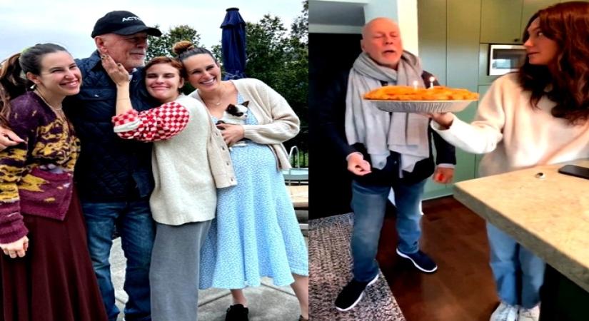 Demi Moore shares glimpse of Bruce Willis' birthday celebration with family.(photo:Instagram)