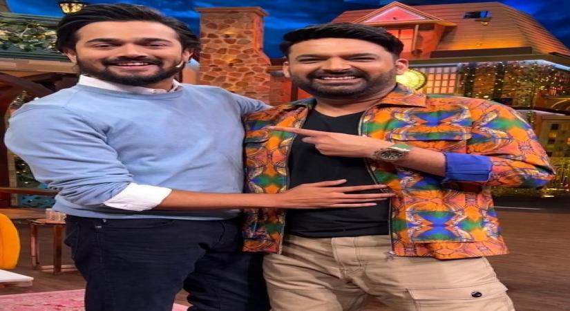 Bhuvan Bam shares pic from 'The Kapil Sharma Show' sets, expresses gratitude.(photo:instagram)