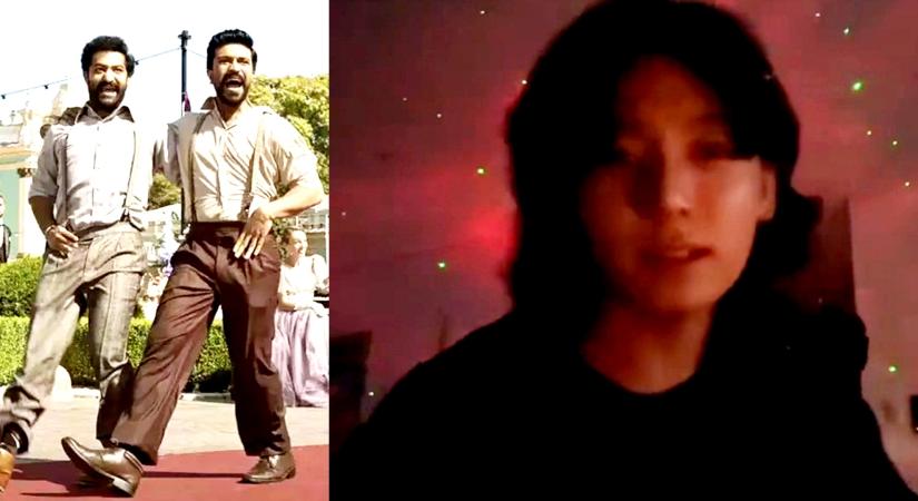 Jungkook dances on Naatu Naatu.(photo:twitter)