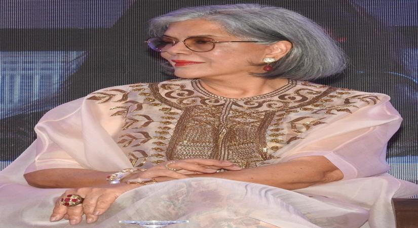 New Delhi : Actress Zeenat Aman during the Ficci event in New Delhi on Wednesday, June 29, 2022. (Photo: Anupam Gautam/ IANS)
