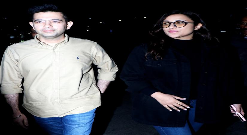Parineeti Chopra and Raghav Chaddha.