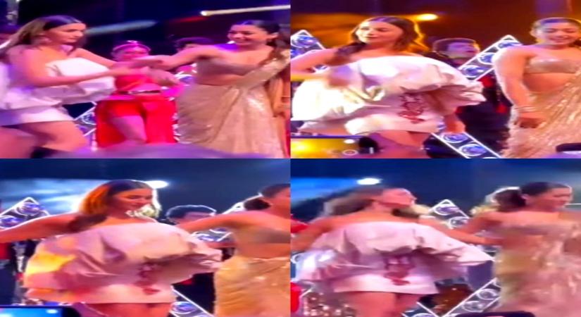 Alia and Rashmika natu natu.(Photo:Instagram)