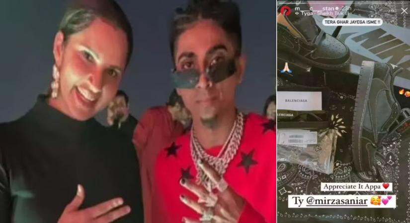 MC Stan receives gifts worth Rs 1.21 lakh from friend Sania Mirza