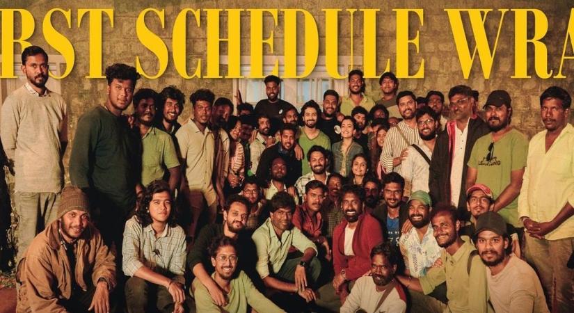 Rashmika Mandanna wraps up first schedule of 'Rainbow', shares BTS pics.(photo:Instagram)