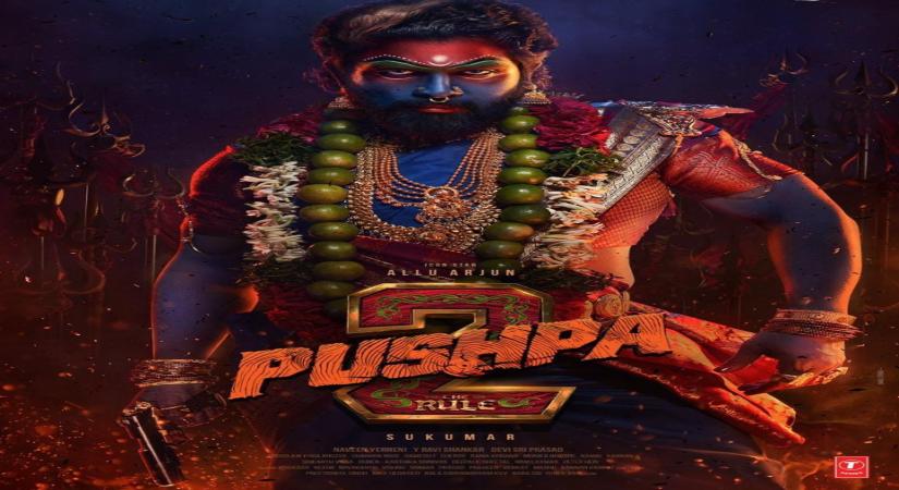 Allu Arjun dresses in saree, laden with jewellery in 'Pushpa 2' poster