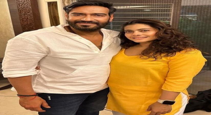 Ajay Devgn and Kajol.(photo:Instagram)