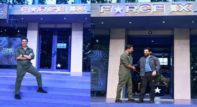 Akshay Kumar at the launch of his label, Force IX's Flagship Store in Mumbai