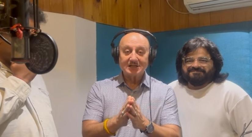 Anupam Kher sings a song for 'Metro... In Dino', shares a BTS video from sets