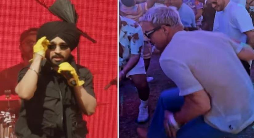 Diplo grooves to Diljit Dosanjh's music at Coachella