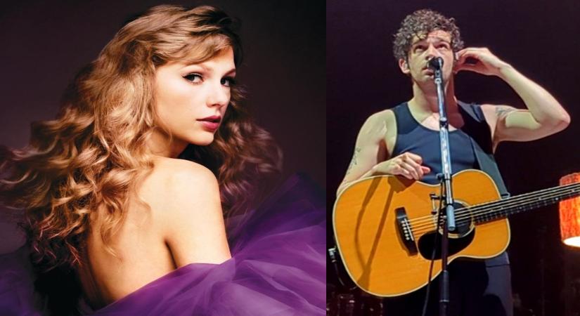 Matty Healy with Taylor Swift.