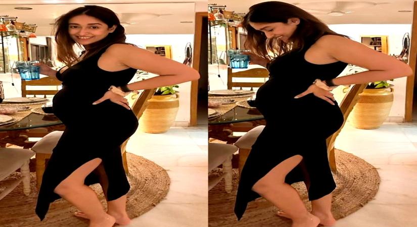 Ileana D'Cruz shares first pics of baby bump; spends time in Goa home with mum.(photo:instagram)