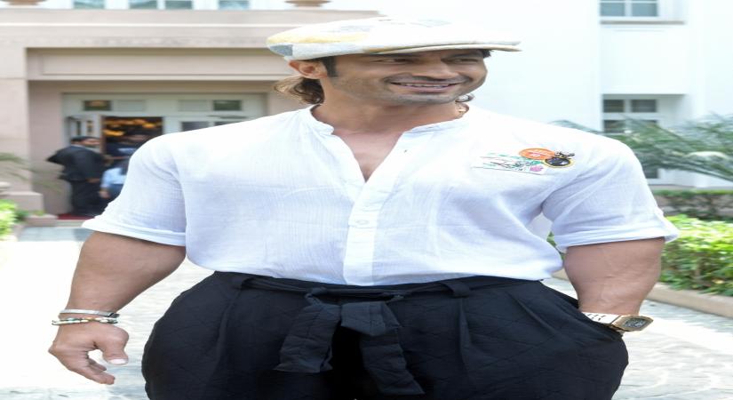 New Delhi: Actor Vidyut Jammwal during a promotional event of his upcoming movie 'IB71',in New Delhi,on Friday, May 5, 2023. (Photo:IANS/Anupam Gautam)