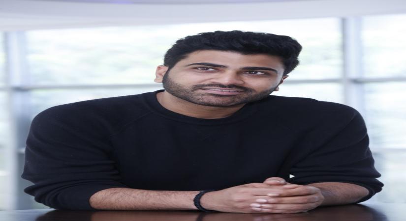 Hyderabad: Oke Oka Jeevitam Actor Sharwanand Press meet.(Photo: Ramana M/IANS)